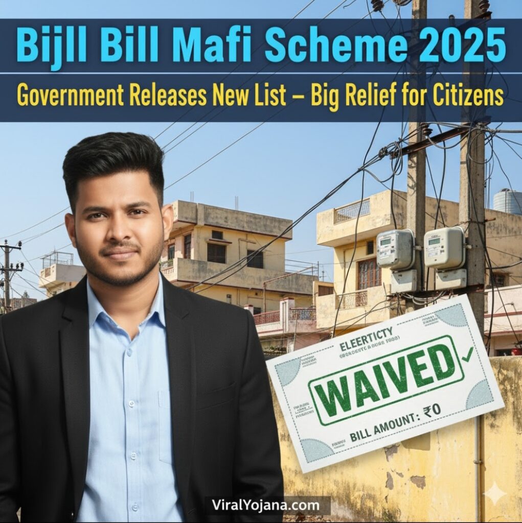 इन लोगो का बिजली बिल हो गया माफ, सरकार ने जारी की नई लिस्ट | Bijli Bill Mafi Scheme 2025