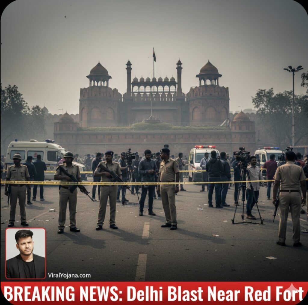 Delhi Blast: लाल किला के पास धमाके से मची सनसनी, दिल्ली हाई अलर्ट पर | Delhi Red Fort Blast Latest News