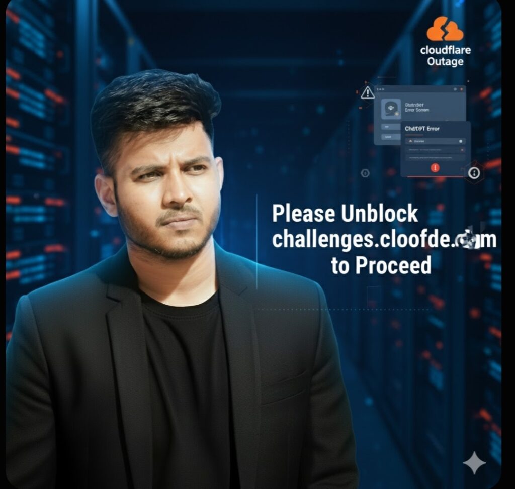 Please Unblock challenges.cloudflare.com to Proceed.” Error: Cloudflare Outage से दुनिया भर में सेवाएँ प्रभावित