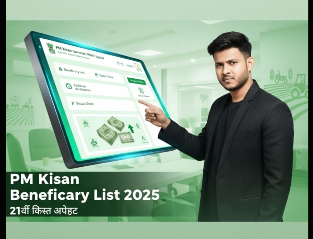 PM Kisan Samman Nidhi Beneficiary List 2025: नई सूची जारी, जानें 21वीं किस्त का पूरा अपडेट