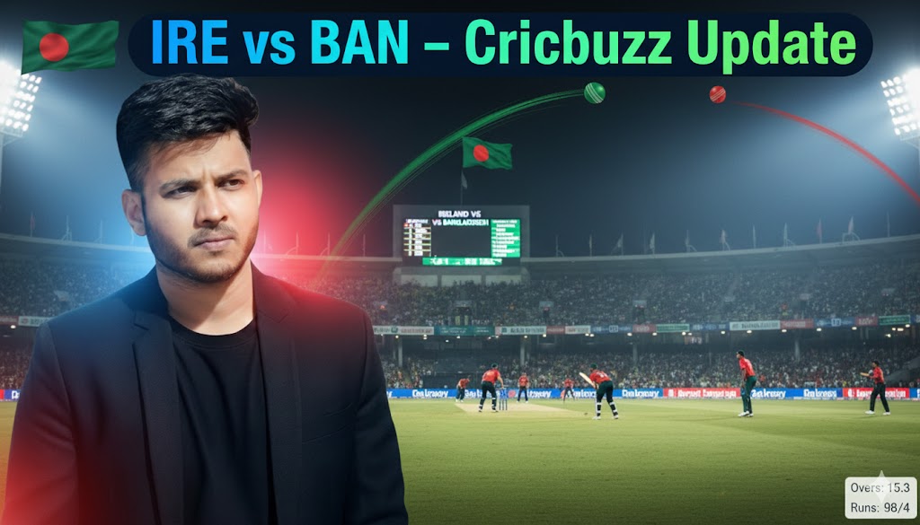 Cricbuzz पर Ireland vs Bangladesh मैच की ताज़ा अपडेट | IRE vs BAN Latest Cricket News