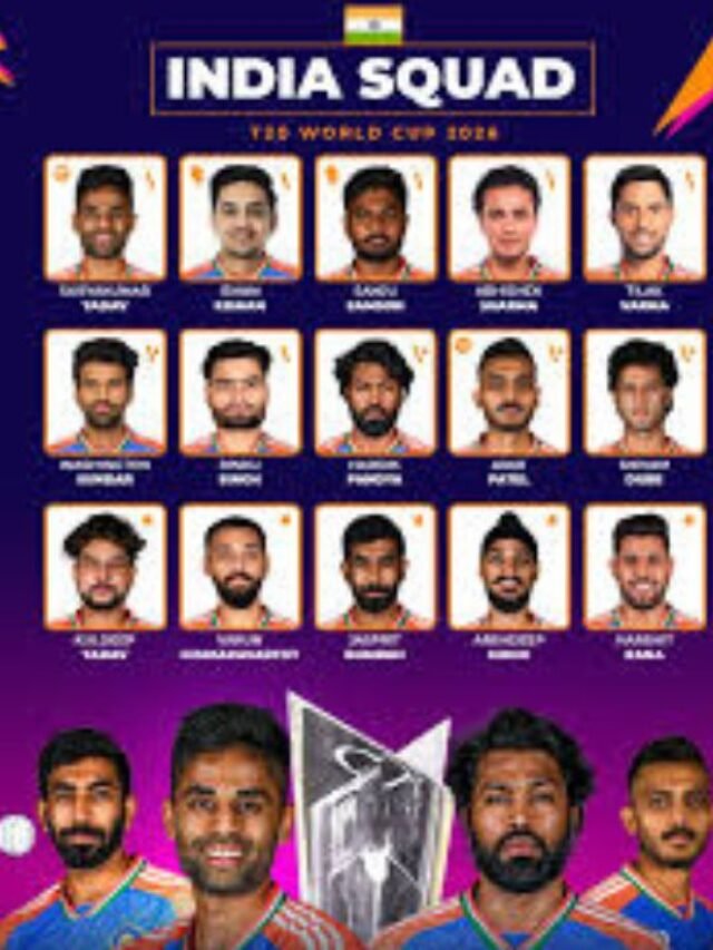 T20 World Cup 2026 India Squad: Latest Update