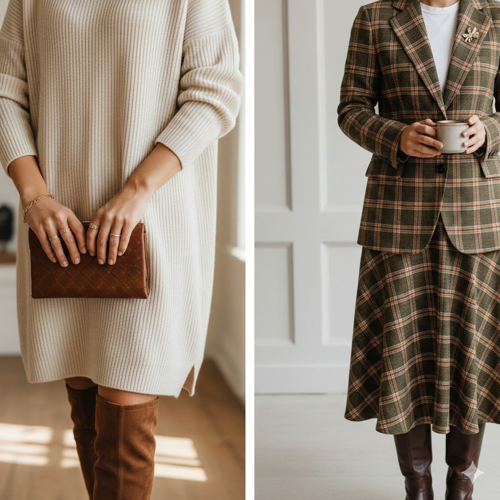 Modern Plaid Accents